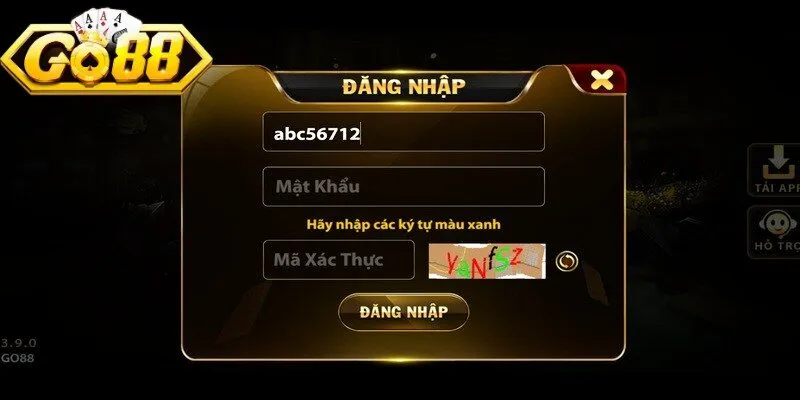 Quên mật khẩu tài khoản là lỗi thường gặp khi đăng nhập Go88