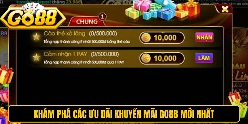 Go88 – Nhận Code Tân Thủ| Trải Nghiệm Game Đỉnh Mỗi Ngày 14 Sunwin Khám phá các ưu đãi khuyến mãi Go88 mới nhất