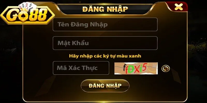 Người chơi cần đảm bảo sử dụng đúng thông tin để tránh gián đoạn quá trình