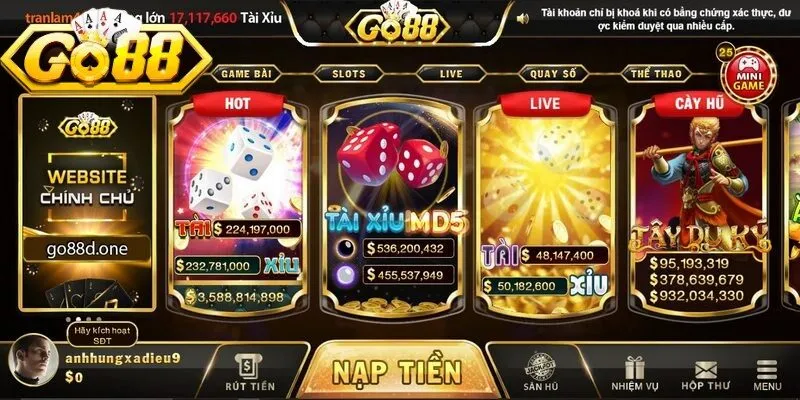 Nắm bắt điều kiện rút tiền Go88 cần đáp ứng